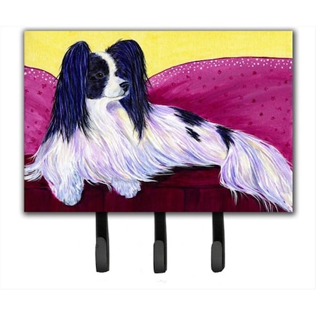 Carolines Treasures Papillon Leash Holder or Key Hook SS8416TH68